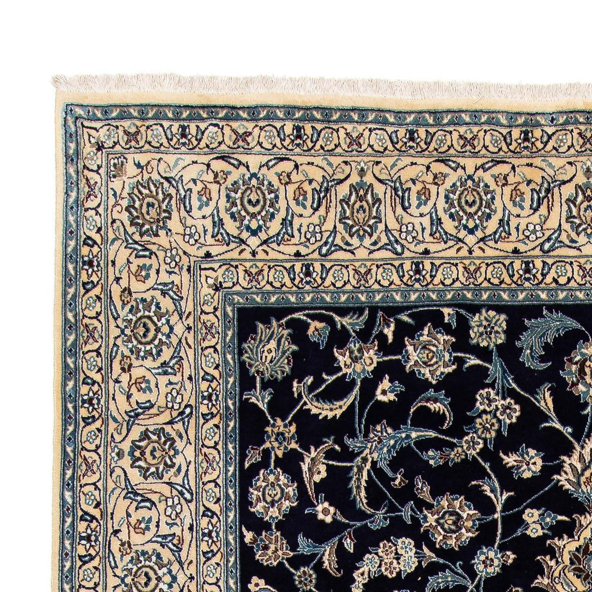 Tapis persan - Nain - Royal - 286 x 198 cm - noir
