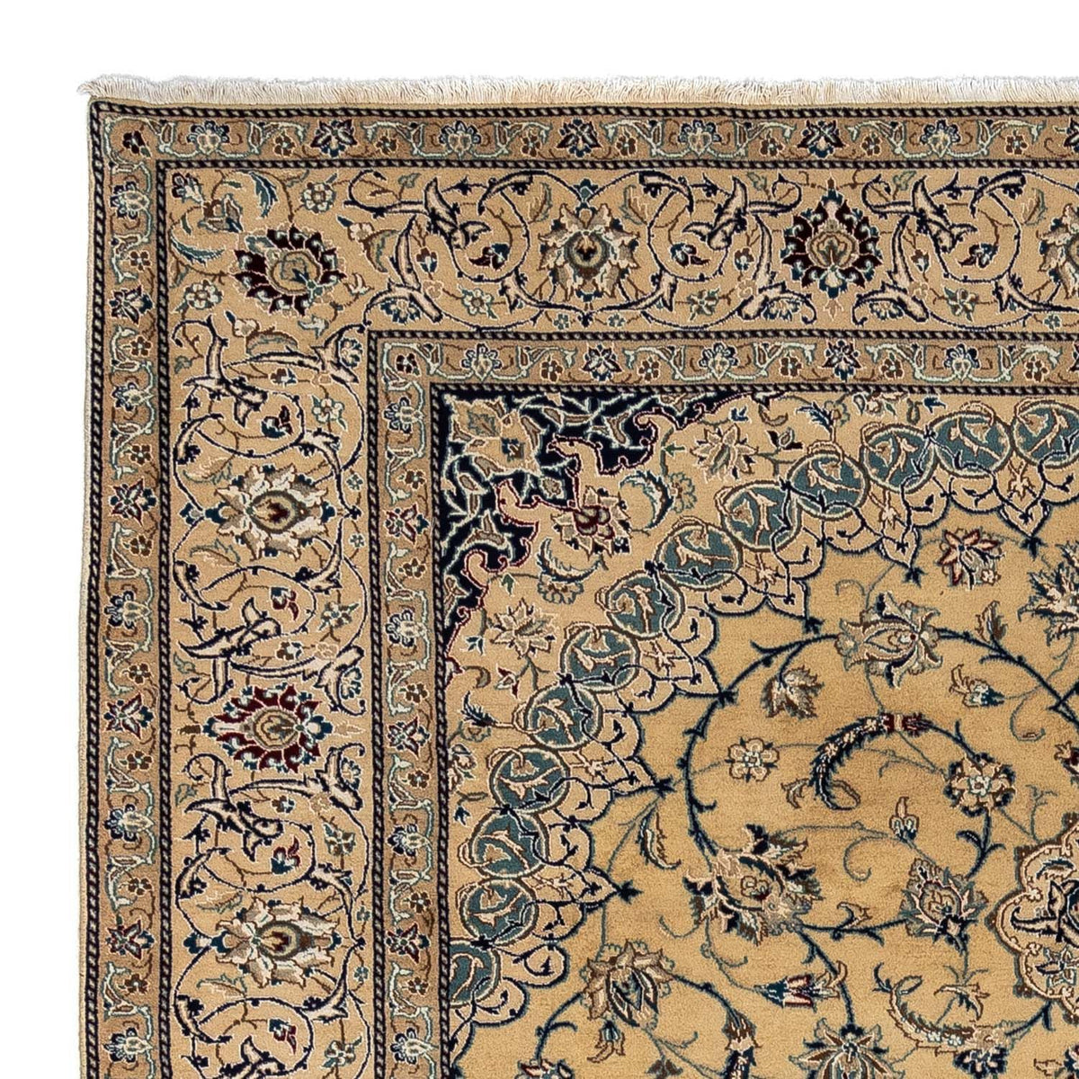 Tapis persan - Nain - Royal - 335 x 246 cm - beige