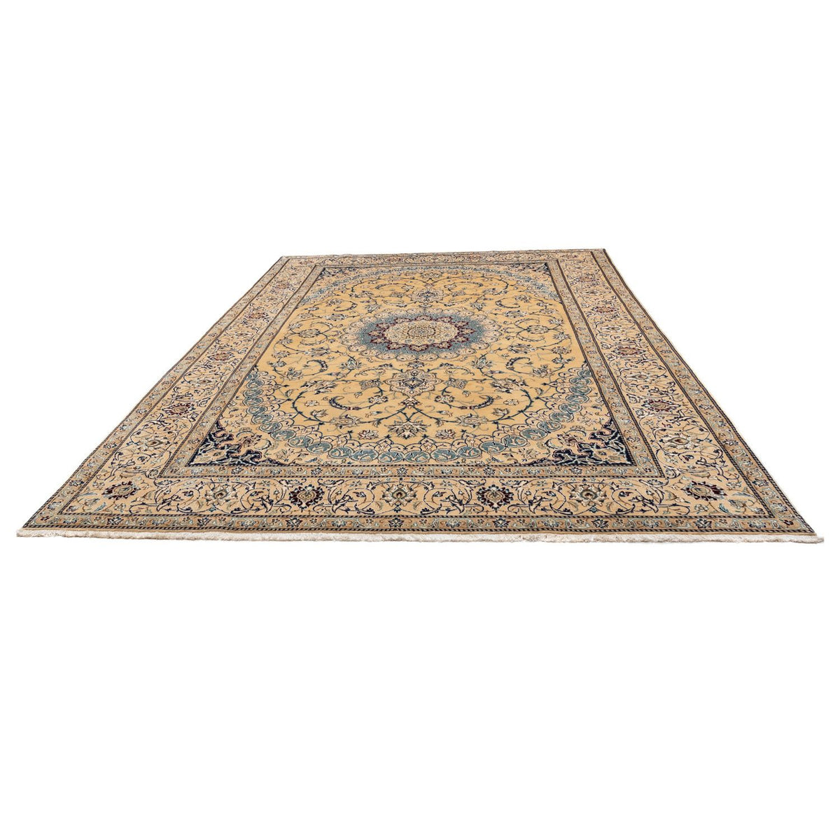 Tapis persan - Nain - Royal - 335 x 246 cm - beige