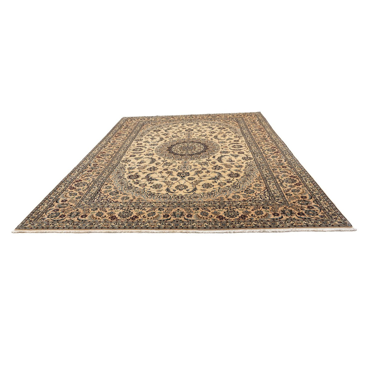 Tapis persan - Nain - Royal - 346 x 249 cm - beige