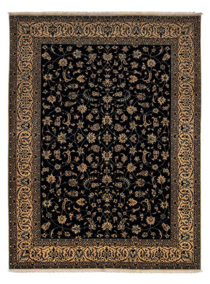 Tapis persan - Nain - Royal - 342 x 246 cm - noir