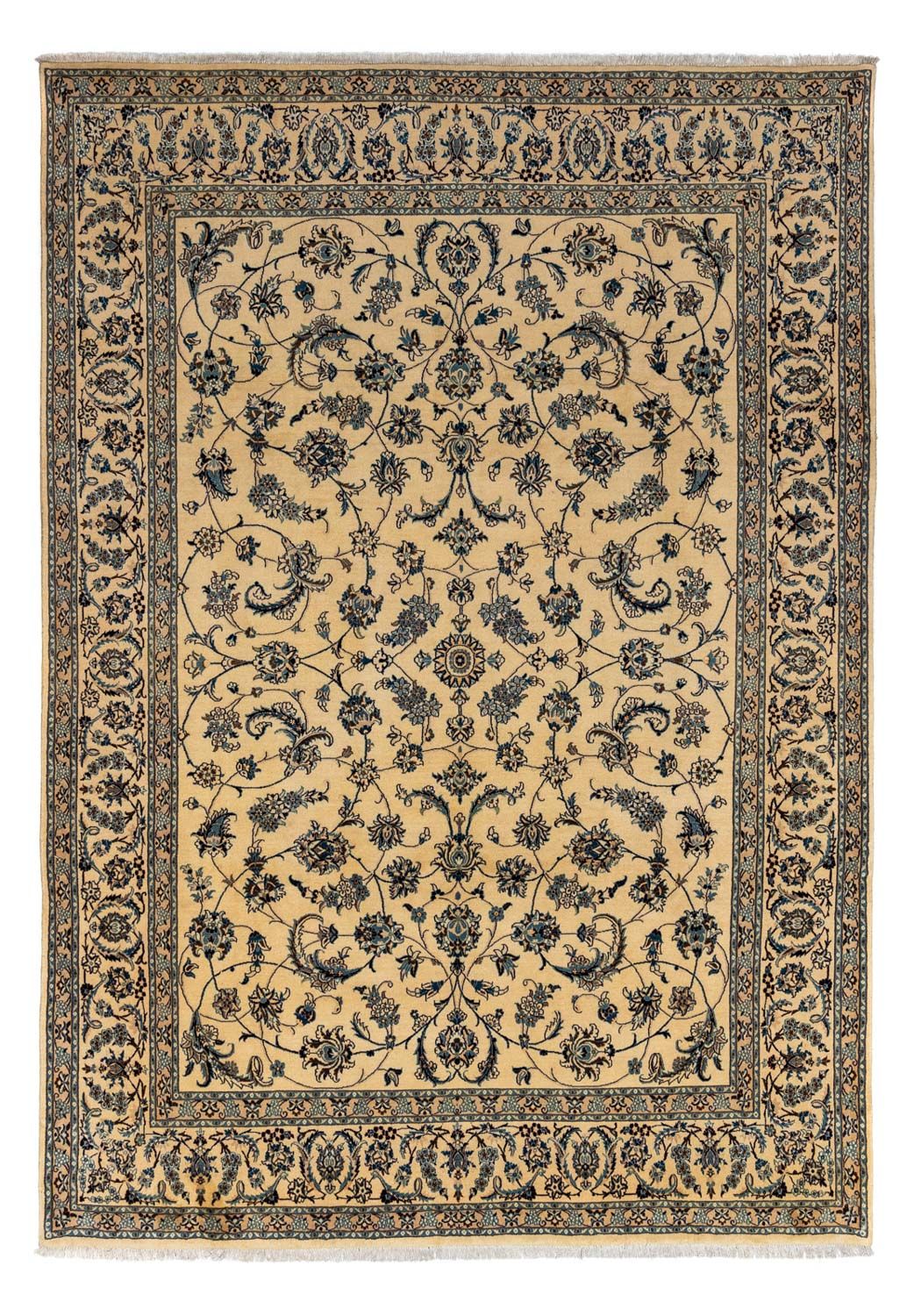 Tapis persan - Nain - Royal - 340 x 241 cm - beige