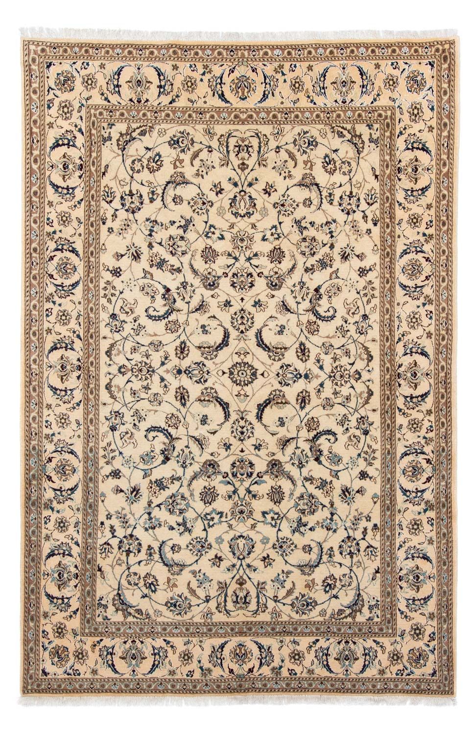 Tapis persan - Nain - Royal - 293 x 198 cm - beige