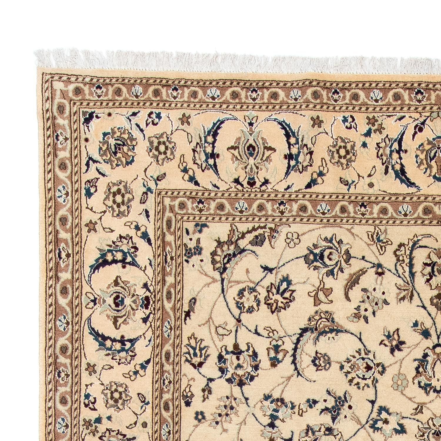 Tapis persan - Nain - Royal - 293 x 198 cm - beige