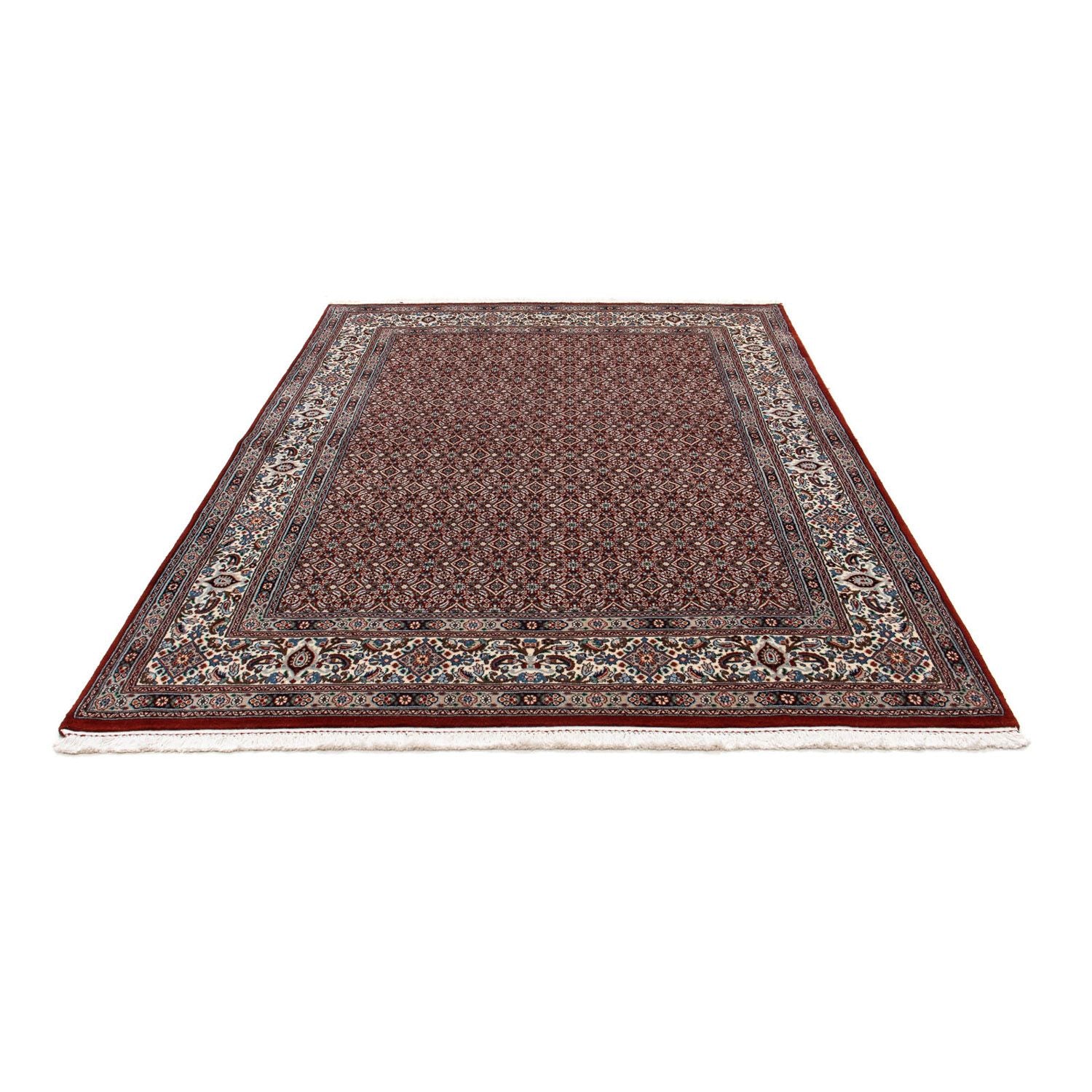 Tapis persan - Classique - 232 x 168 cm - rouge foncé