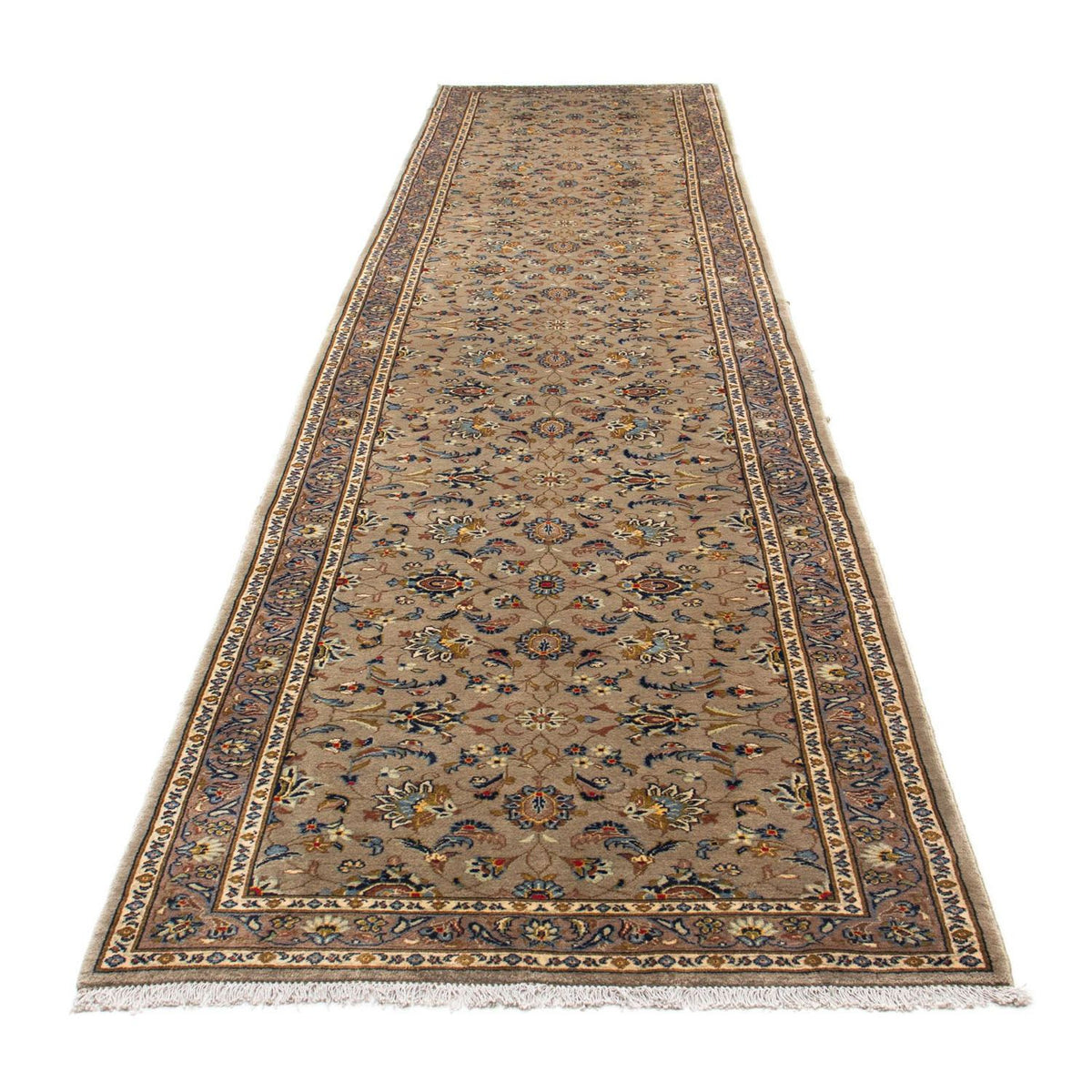 Tapis de couloir Tapis persan - Keshan - 503 x 104 cm - beige