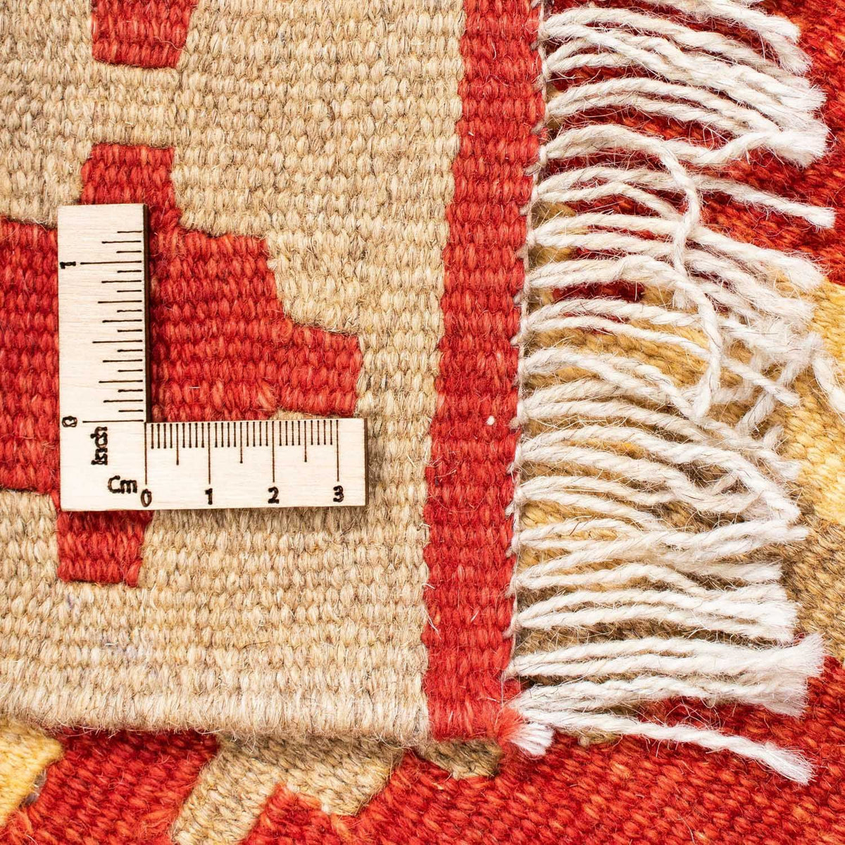 Tapis Kelim - Oriental - 211 x 155 cm - rouge