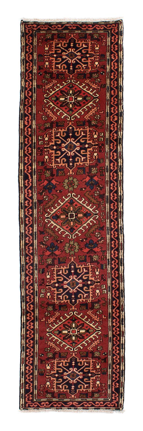 Tapis de couloir Tapis persan - Nomadic - 297 x 78 cm - rouge foncé