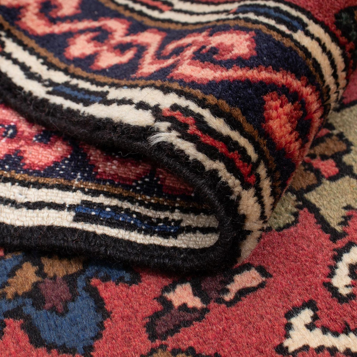 Tapis de couloir Tapis persan - Nomadic - 297 x 78 cm - rouge foncé