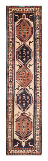 Tapis de couloir Tapis persan - Nomadic - 296 x 72 cm - beige