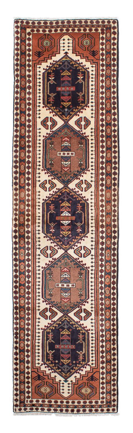 Tapis de couloir Tapis persan - Nomadic - 307 x 79 cm - beige