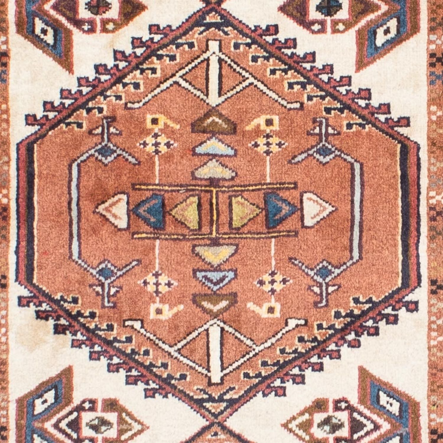 Tapis de couloir Tapis persan - Nomadic - 297 x 83 cm - beige