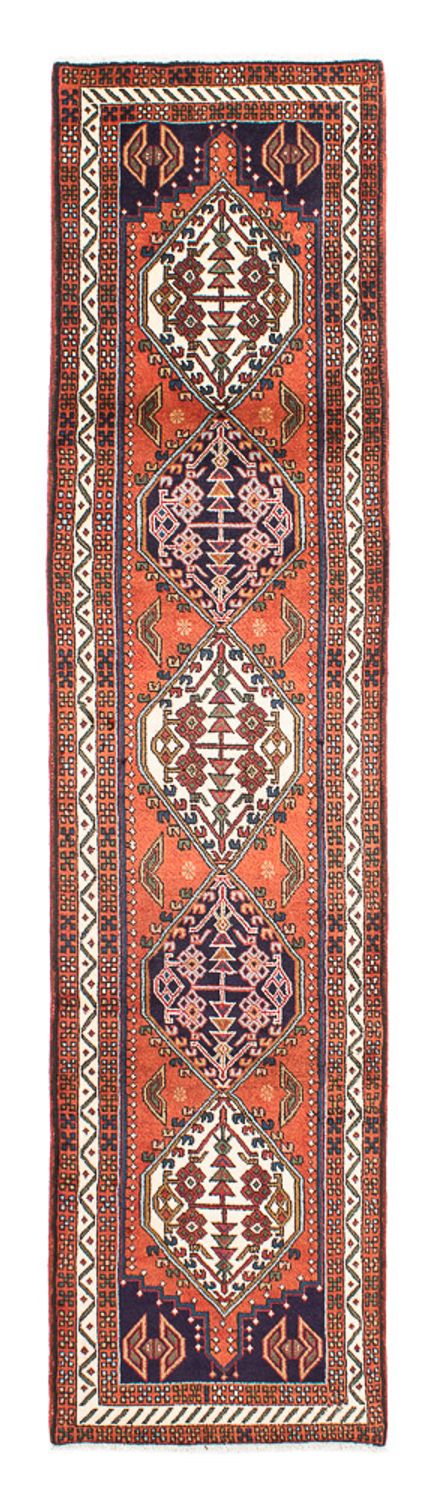 Tapis de couloir Tapis persan - Nomadic - 293 x 69 cm - rouille
