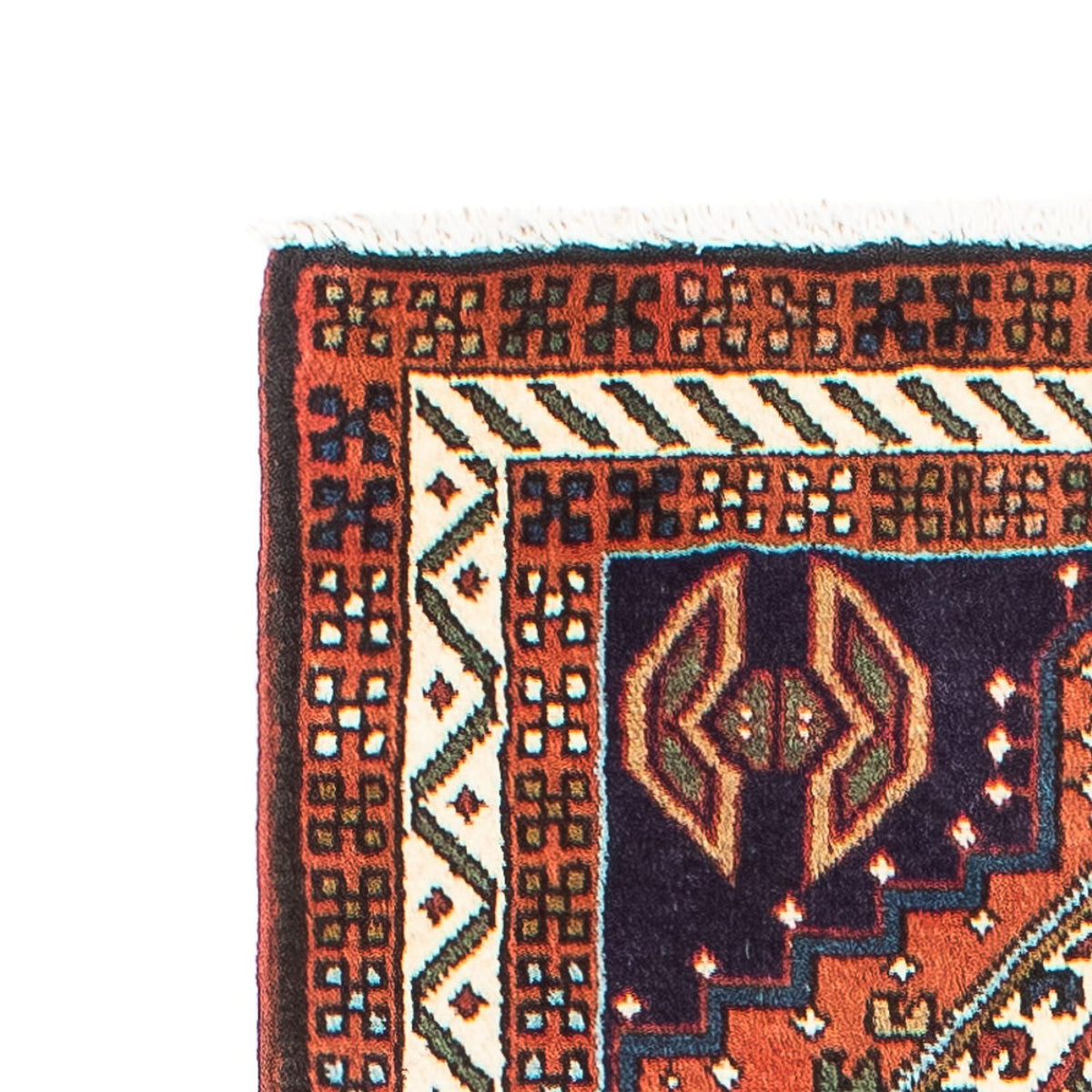 Tapis de couloir Tapis persan - Nomadic - 293 x 69 cm - rouille