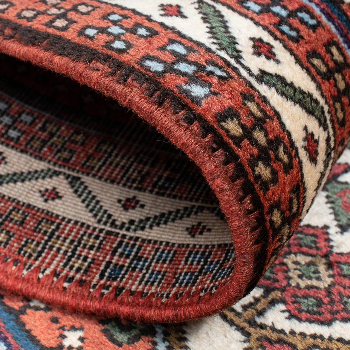 Tapis de couloir Tapis persan - Nomadic - 293 x 69 cm - rouille