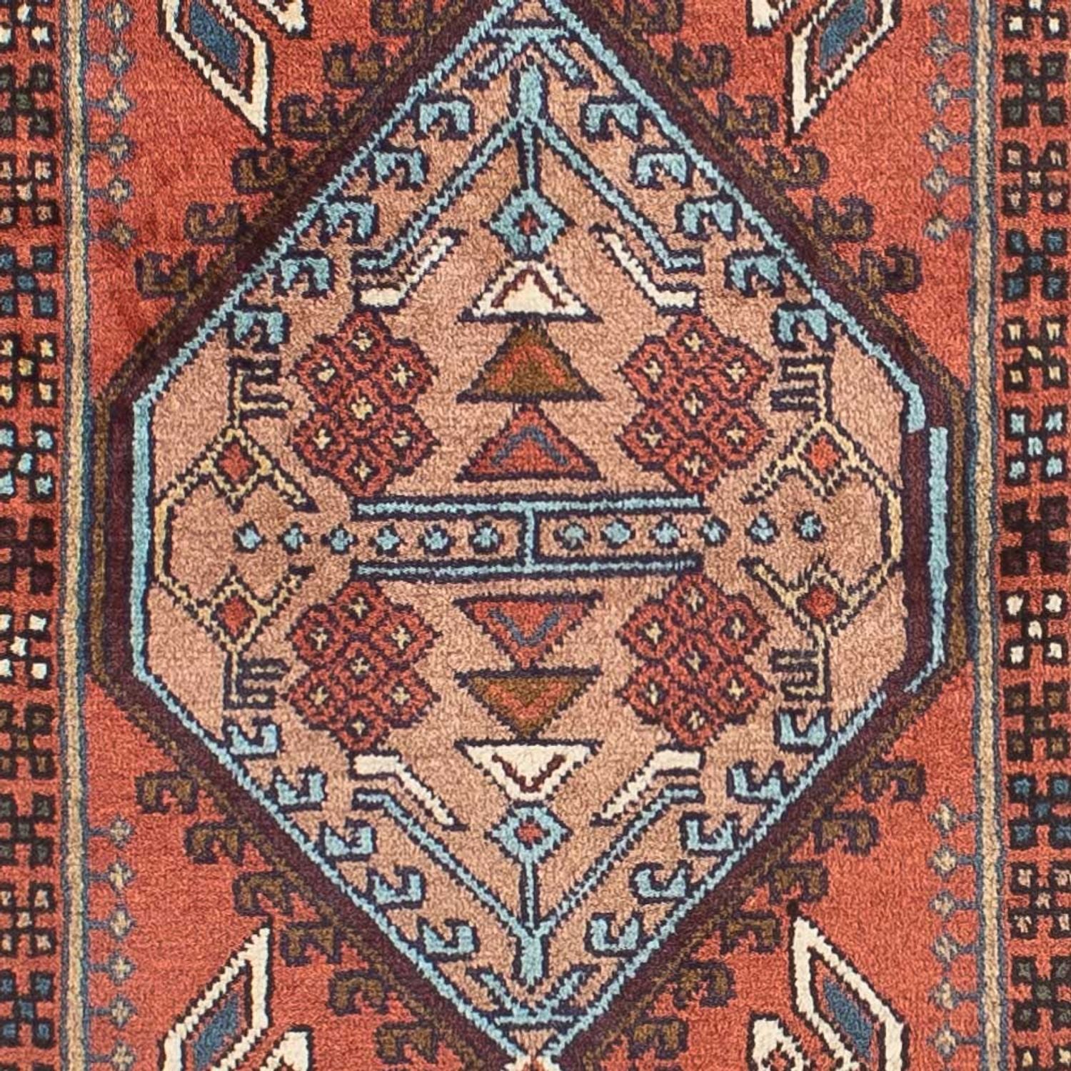 Tapis de couloir Tapis persan - Nomadic - 282 x 68 cm - rouille