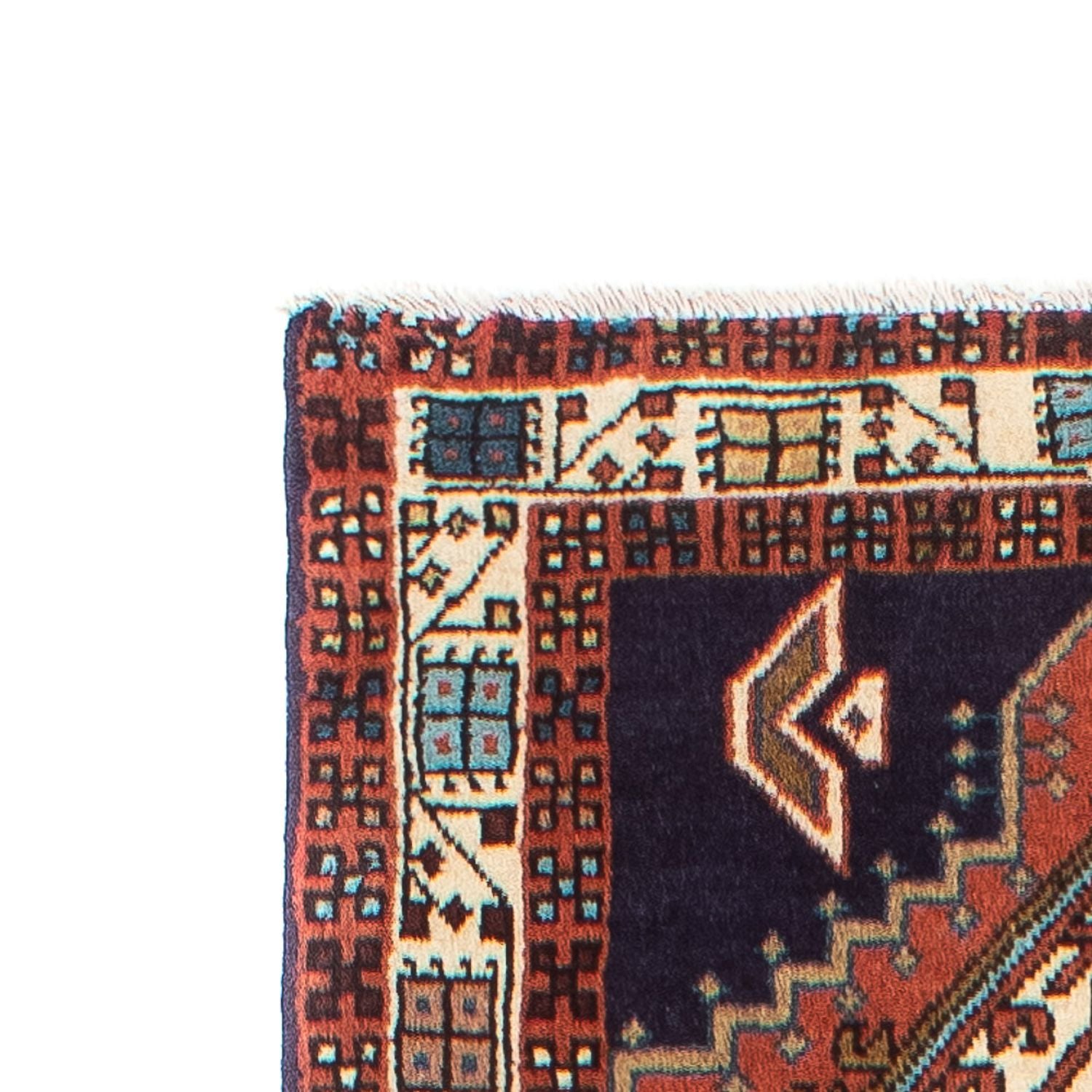 Tapis de couloir Tapis persan - Nomadic - 282 x 68 cm - rouille