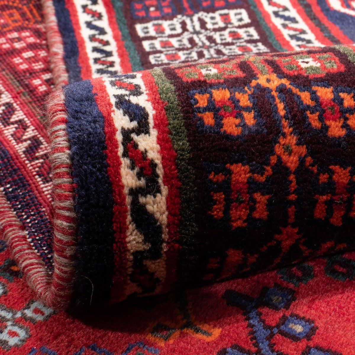 Tapis persan - Nomadic - 278 x 200 cm - rouge