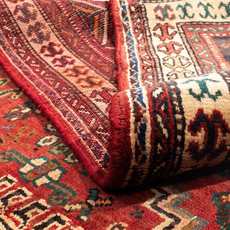 Tapis persan - Nomadic - 281 x 200 cm - rouge foncé
