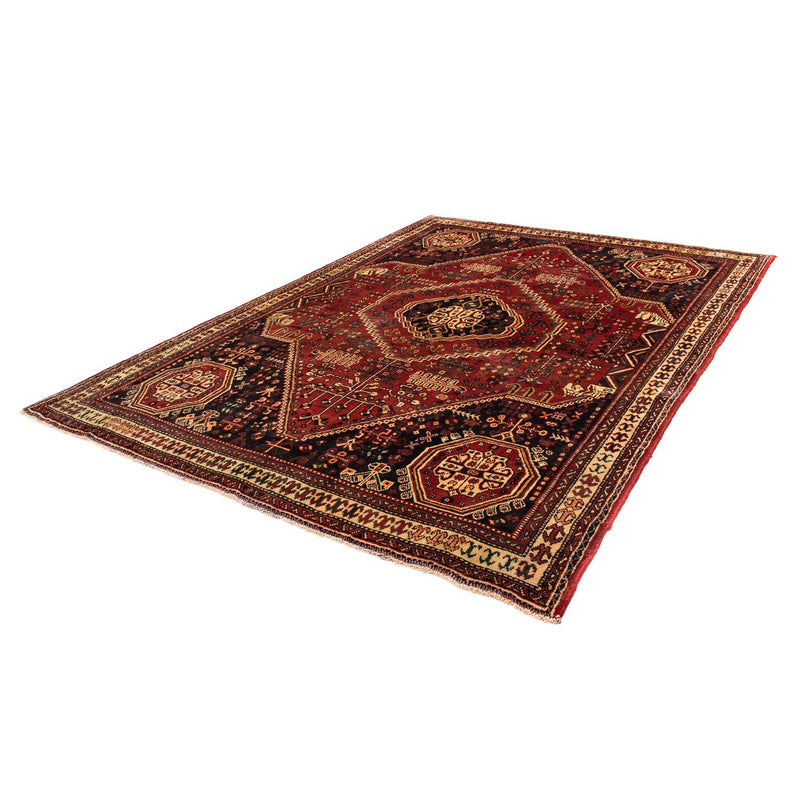 Tapis persan - Nomadic - 281 x 200 cm - rouge foncé