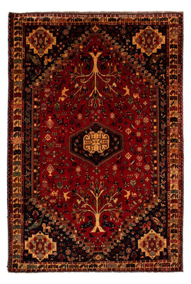 Tapis persan - Nomadic - 310 x 201 cm - rouge foncé