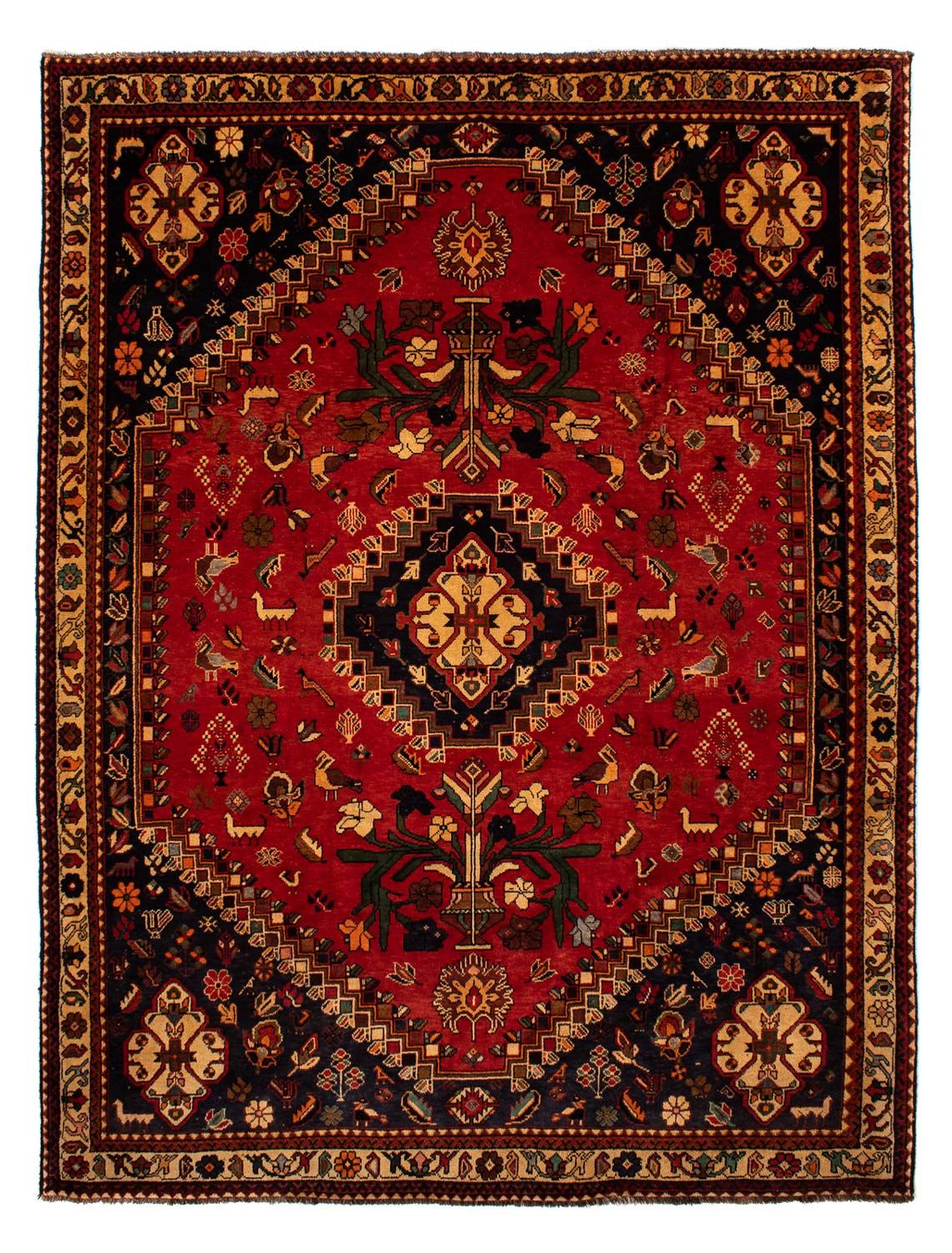 Tapis persan - Nomadic - 302 x 219 cm - rouge foncé