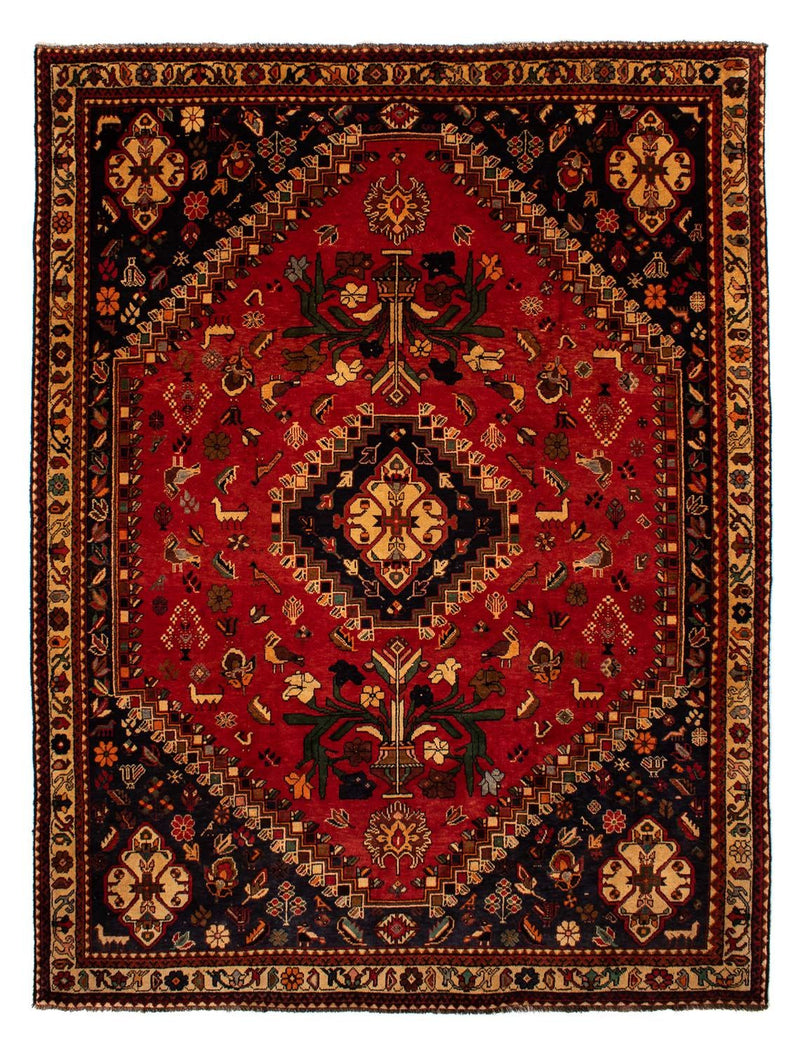 Tapis persan - Nomadic - 302 x 219 cm - rouge foncé