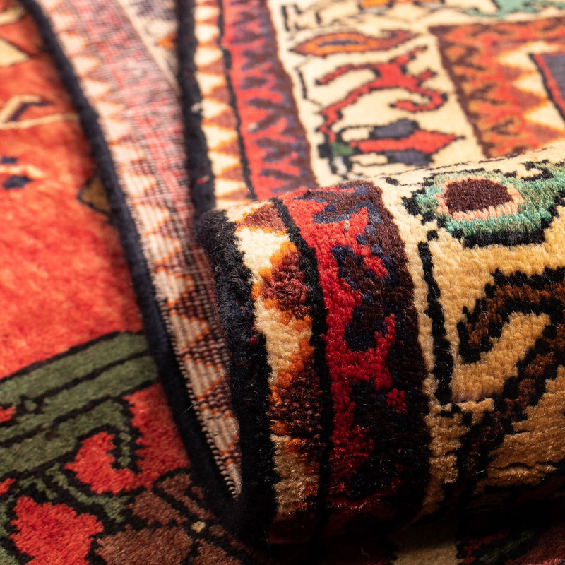 Tapis persan - Nomadic - 302 x 219 cm - rouge foncé
