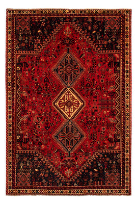 Tapis persan - Nomadic - 289 x 199 cm - rouge foncé