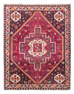 Tapis persan - Nomadic - 153 x 118 cm - rouge foncé