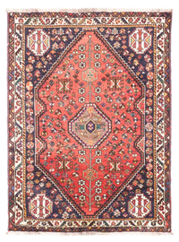 Tapis persan - Nomadic - 151 x 106 cm - rouge clair