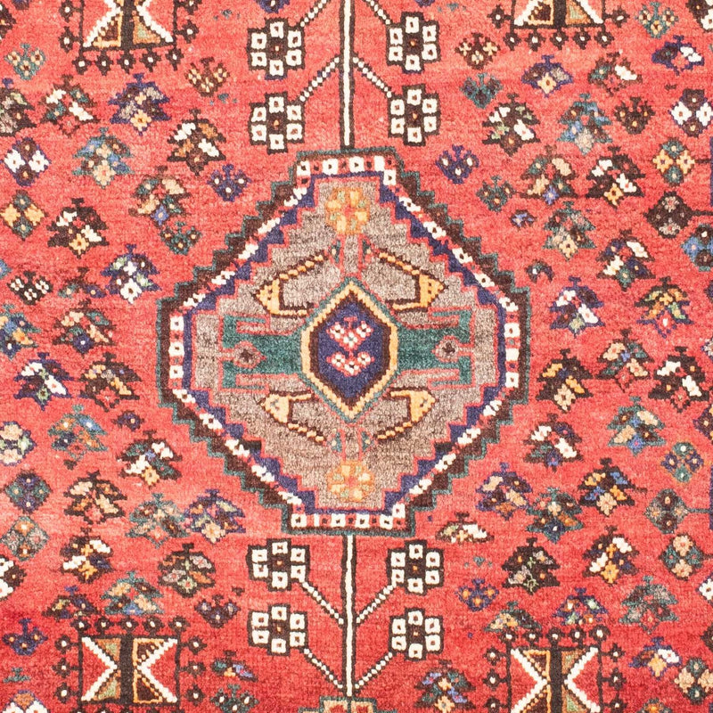 Tapis persan - Nomadic - 151 x 106 cm - rouge clair