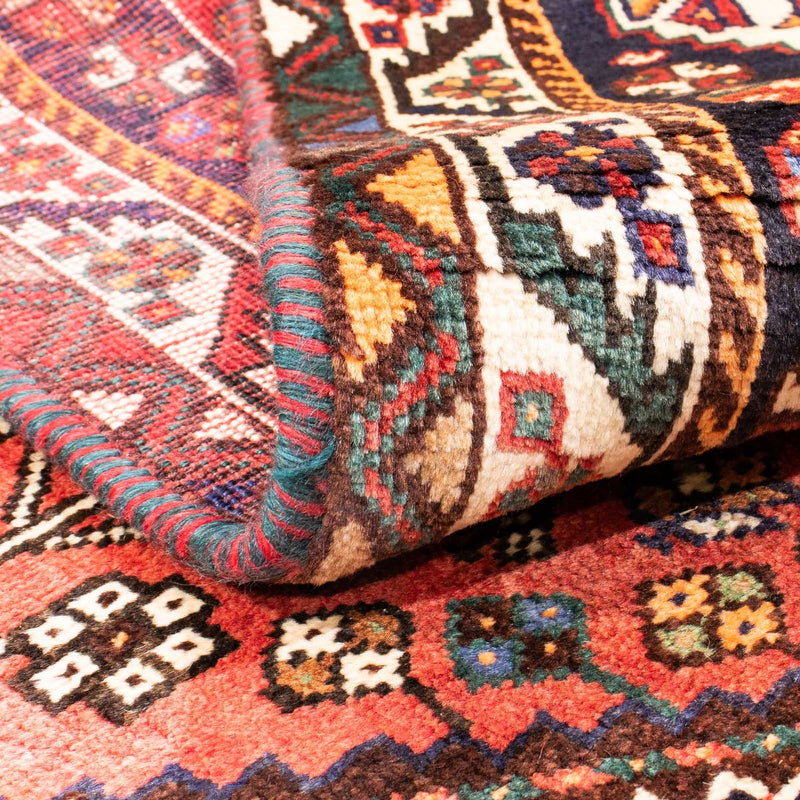 Tapis persan - Nomadic - 151 x 106 cm - rouge clair