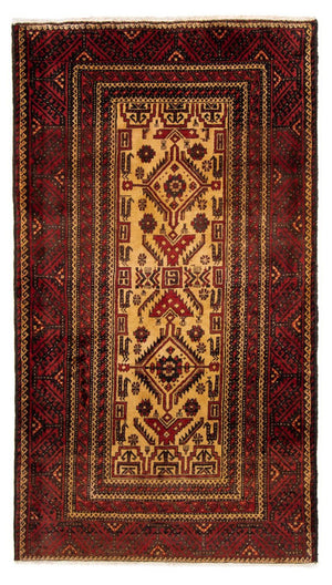 Tapis de couloir Tapis Belutsch - 202 x 113 cm - rouge