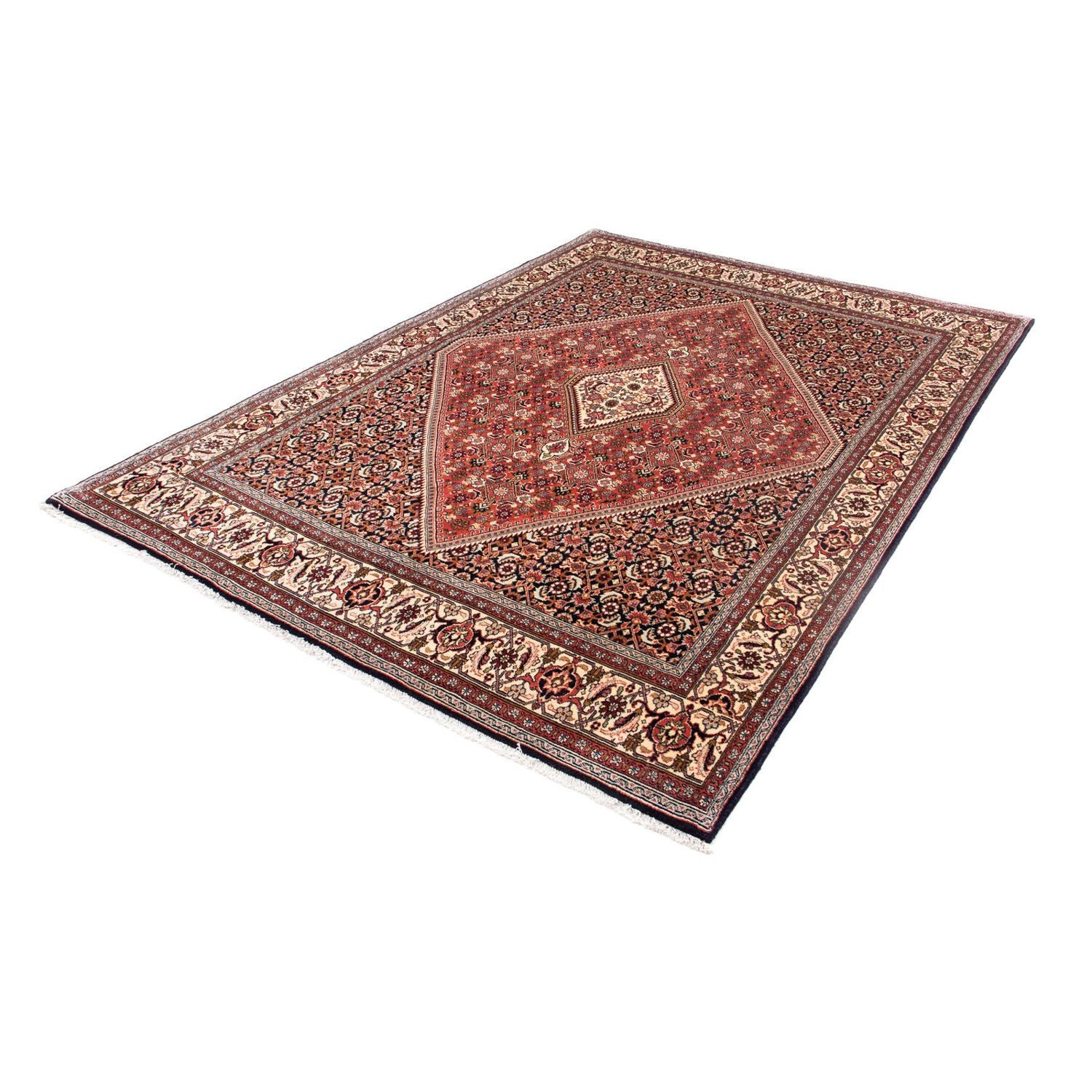 Tapis persan - Bidjar - 254 x 176 cm - marron