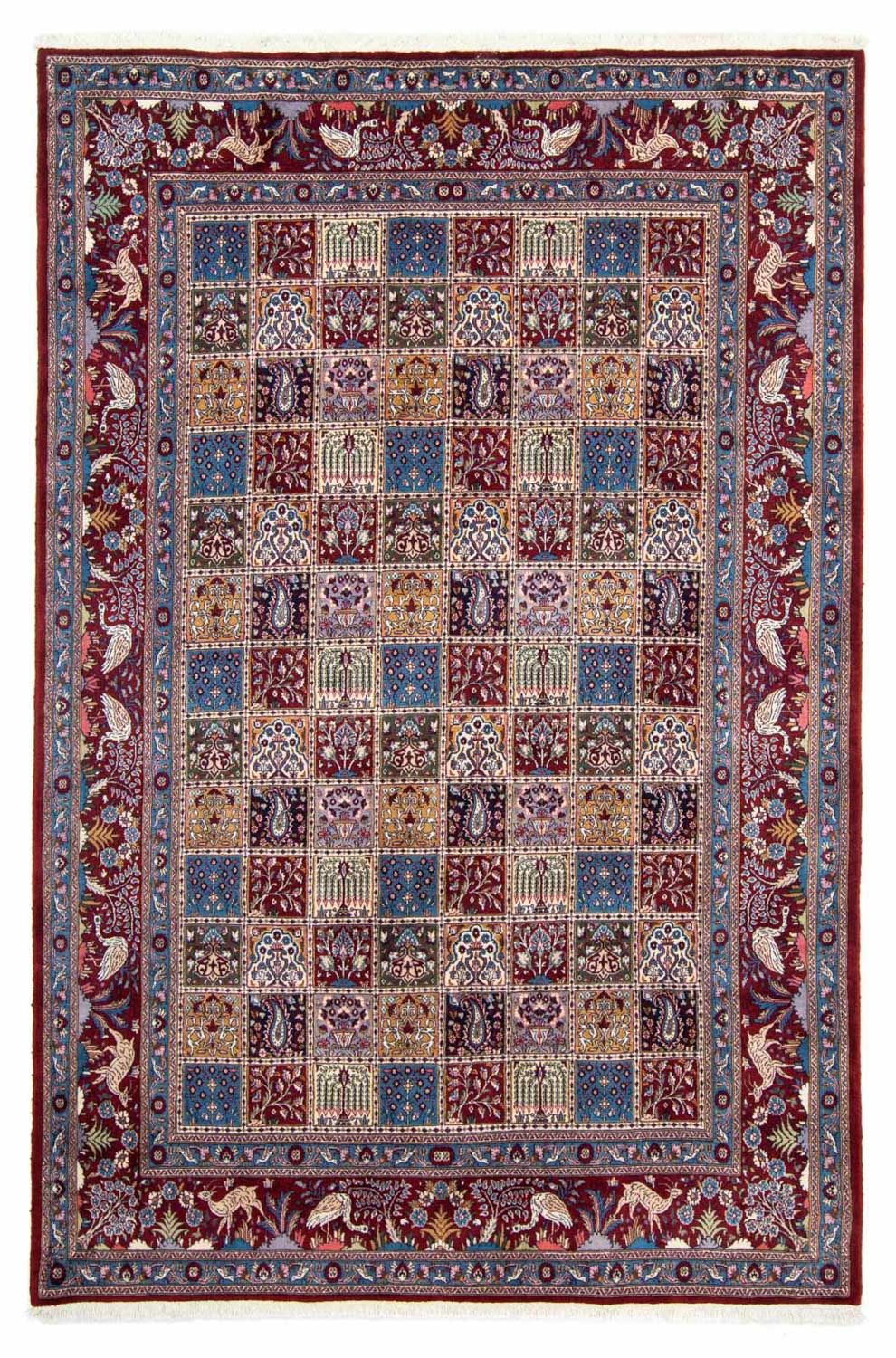 Tapis persan - Classique - 302 x 197 cm - rouge foncé