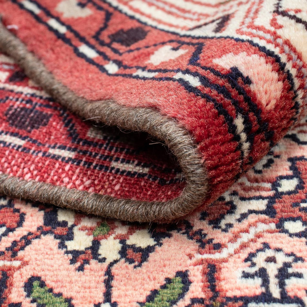 Tapis persan - Nomadic - 130 x 78 cm - saumon