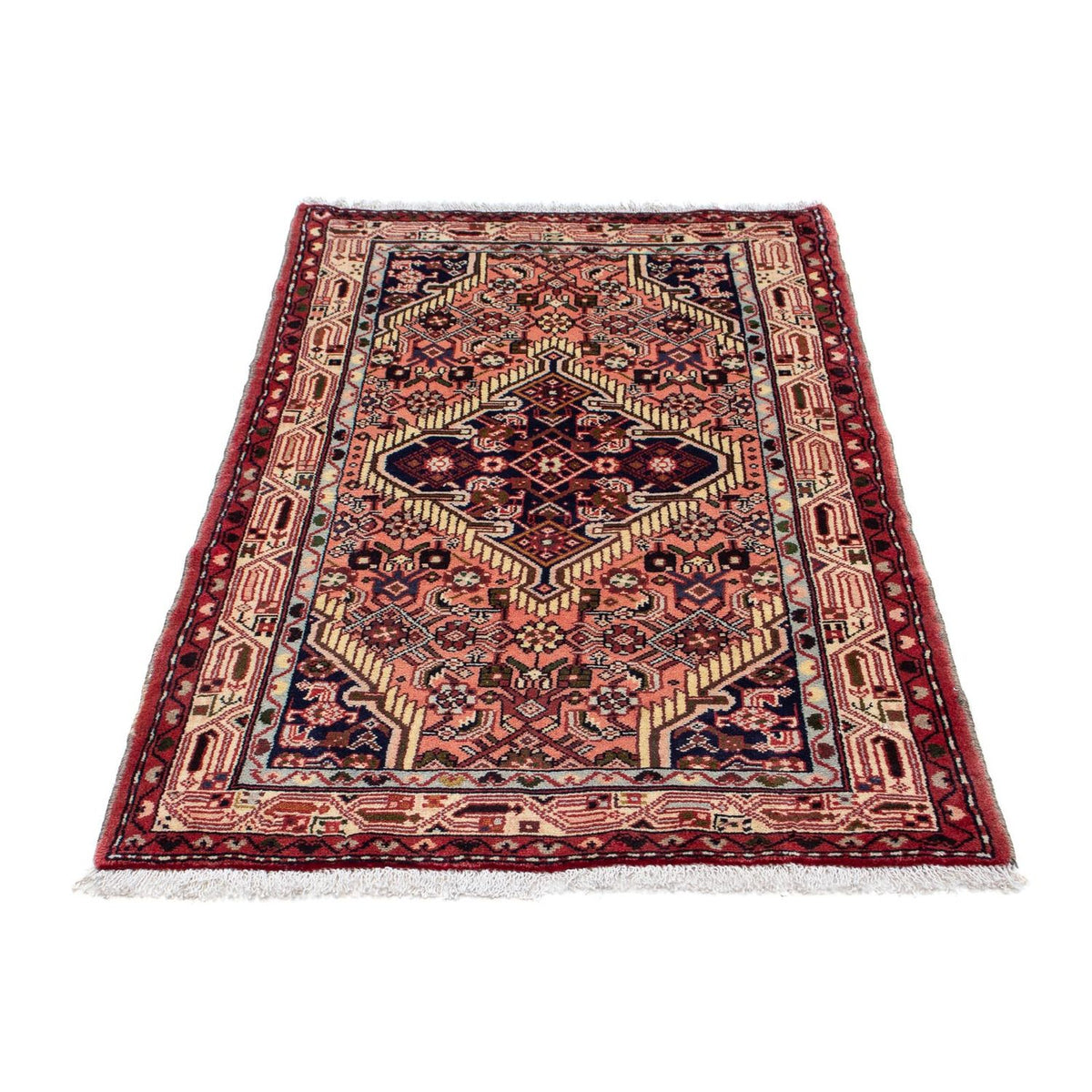 Tapis persan - Nomadic - 130 x 78 cm - saumon