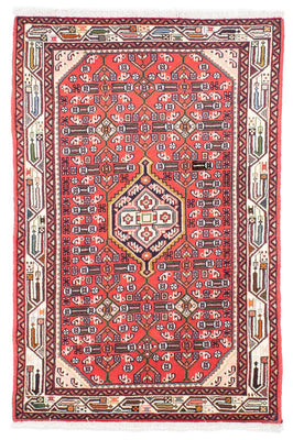 Tapis persan - Nomadic - 148 x 102 cm - rouge