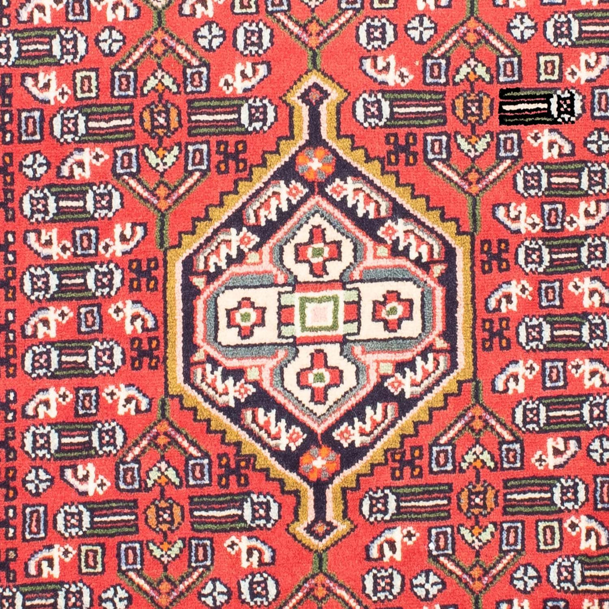 Tapis persan - Nomadic - 148 x 102 cm - rouge