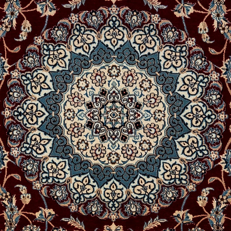 Tapis persan - Nain - Royal - 371 x 250 cm - rouge foncé