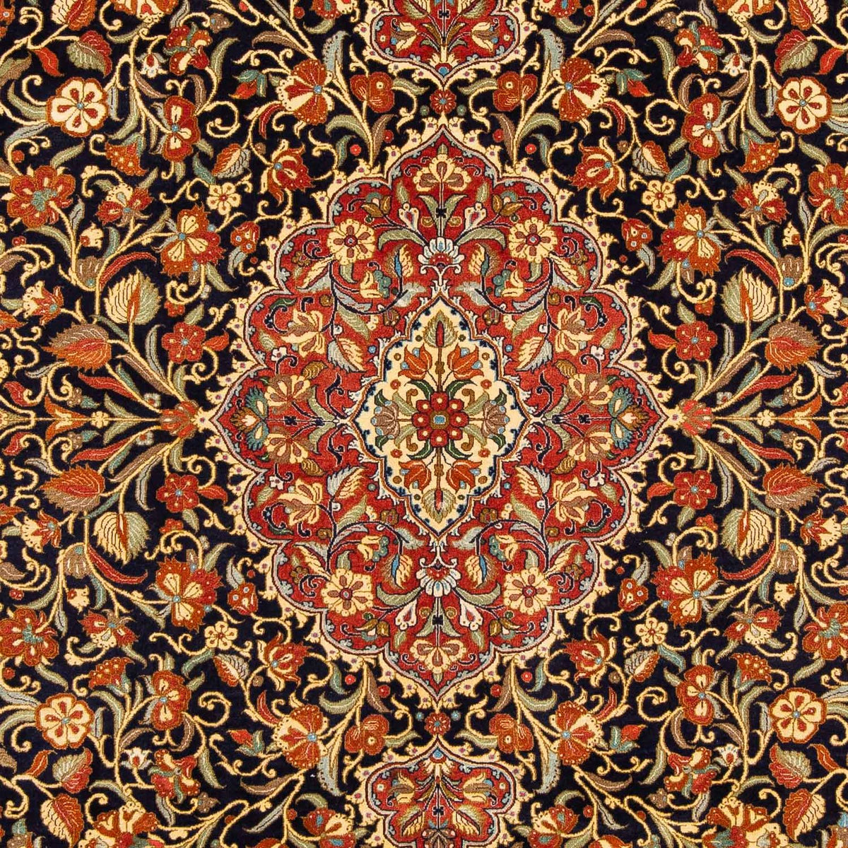 Tapis persan - Ghom - 305 x 212 cm - multicolore