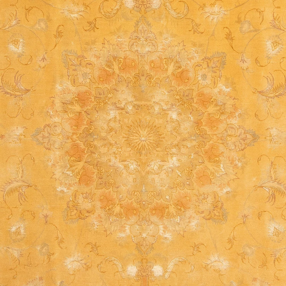 Tapis persan - Tabriz - Royal - 302 x 198 cm - or
