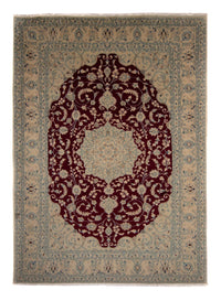 Tapis persan - Nain - 338 x 244 cm - rouge foncé
