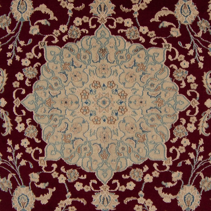 Tapis persan - Nain - 338 x 244 cm - rouge foncé