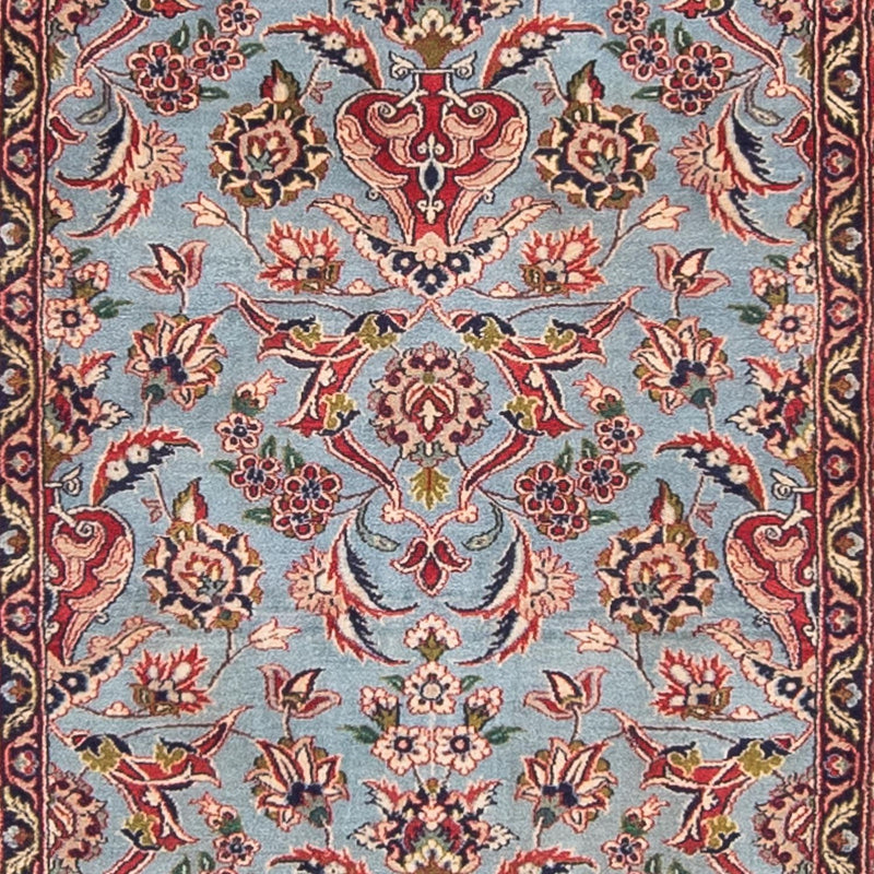 Tapis de couloir Tapis persan - Isfahan - Premium - 415 x 77 cm - multicolore