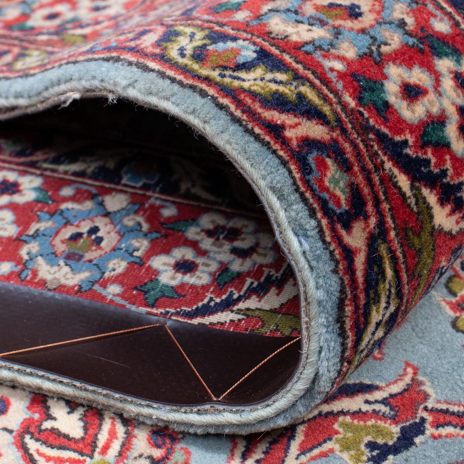 Tapis de couloir Tapis persan - Isfahan - Premium - 415 x 77 cm - multicolore