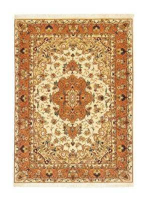 Tapis persan - Tabriz - Royal - 143 x 103 cm - beige