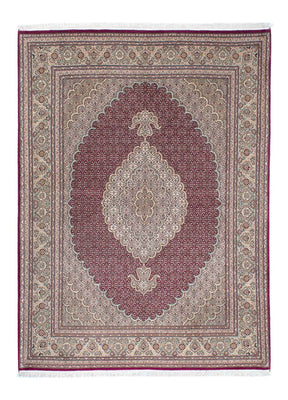 Tapis persan - Tabriz - 209 x 153 cm - rouge foncé