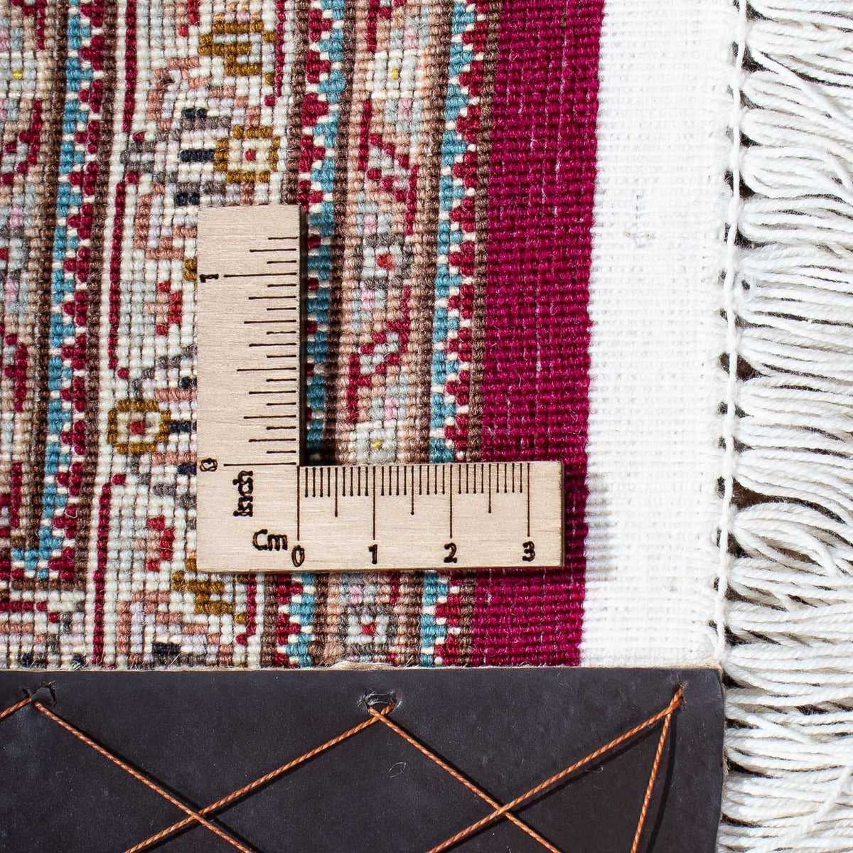 Tapis persan - Tabriz - 209 x 153 cm - rouge foncé